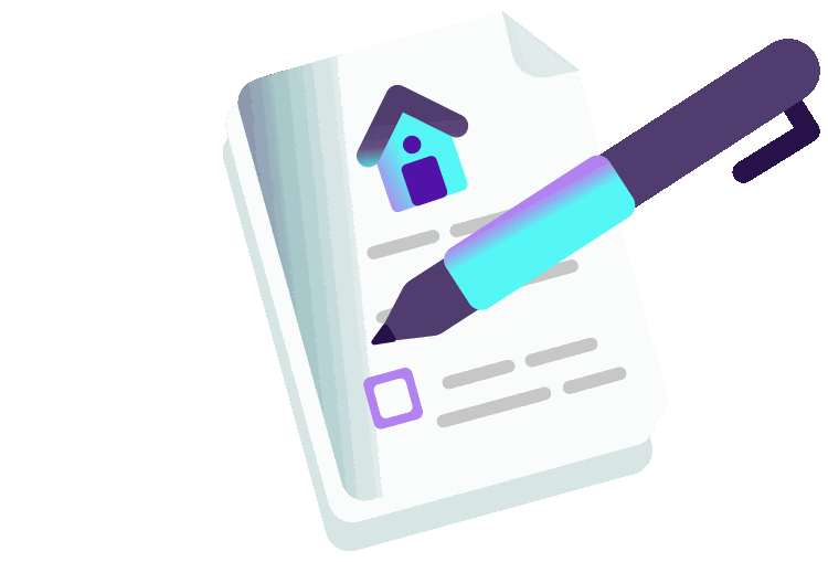 Professional property management illustration