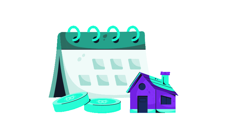 Guaranteed Rent Schedule - monthly payments illustration